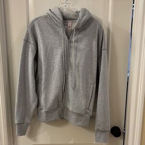 Victoria's Secret Heather Gray Zip-Up